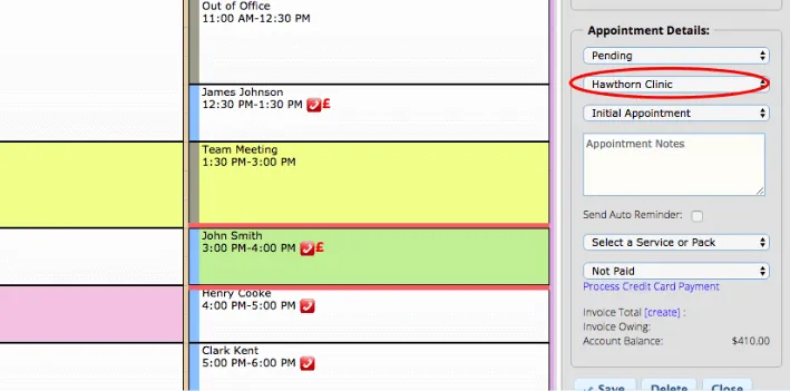 Setup Provider Numbers based on Location