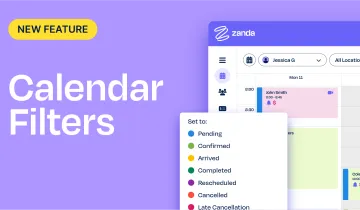 Zanda Introduces Calendar Filters to Optimize Appointment Management