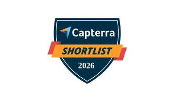 Capterra 2026 Shortlist badge