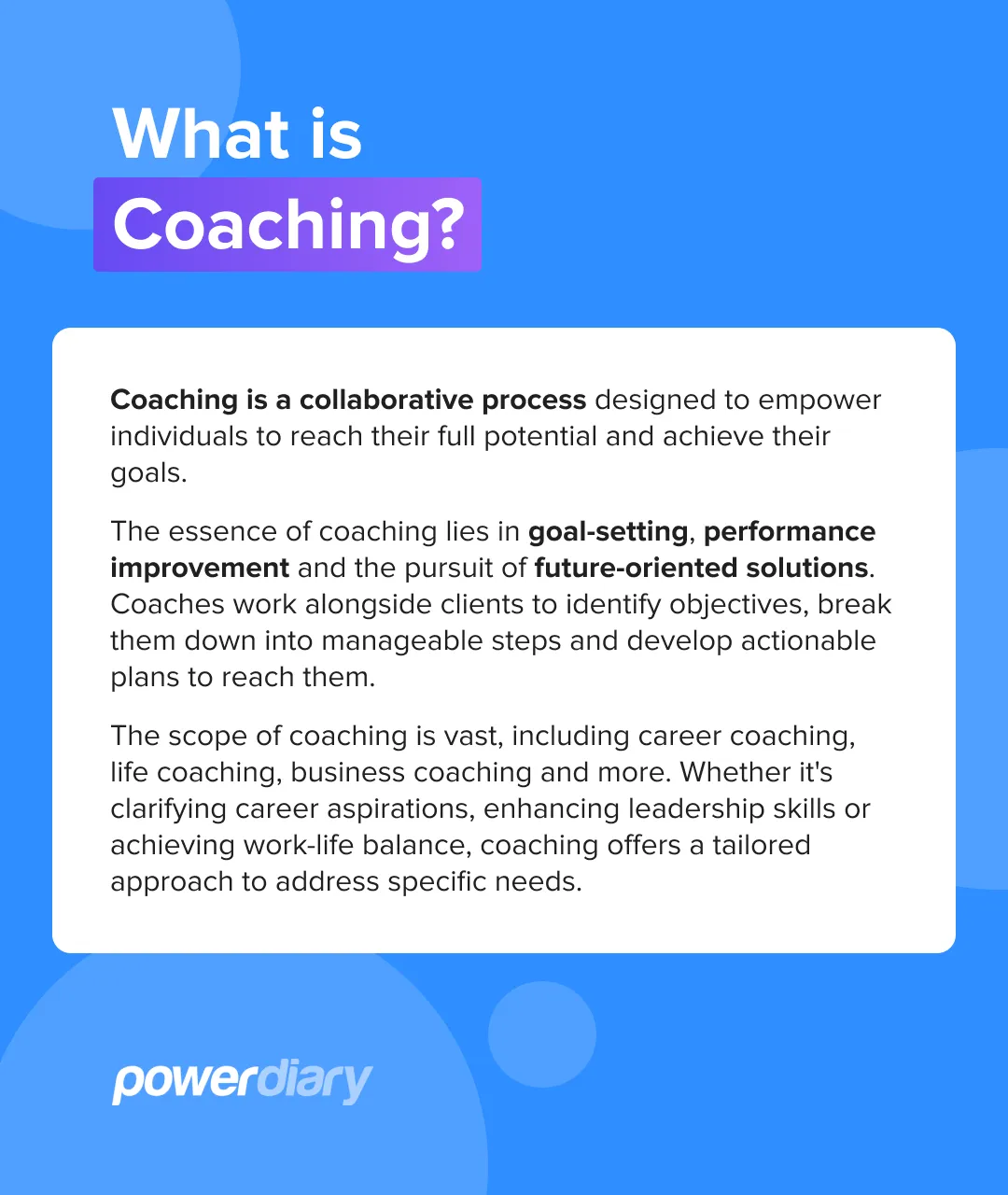 What Is Coaching