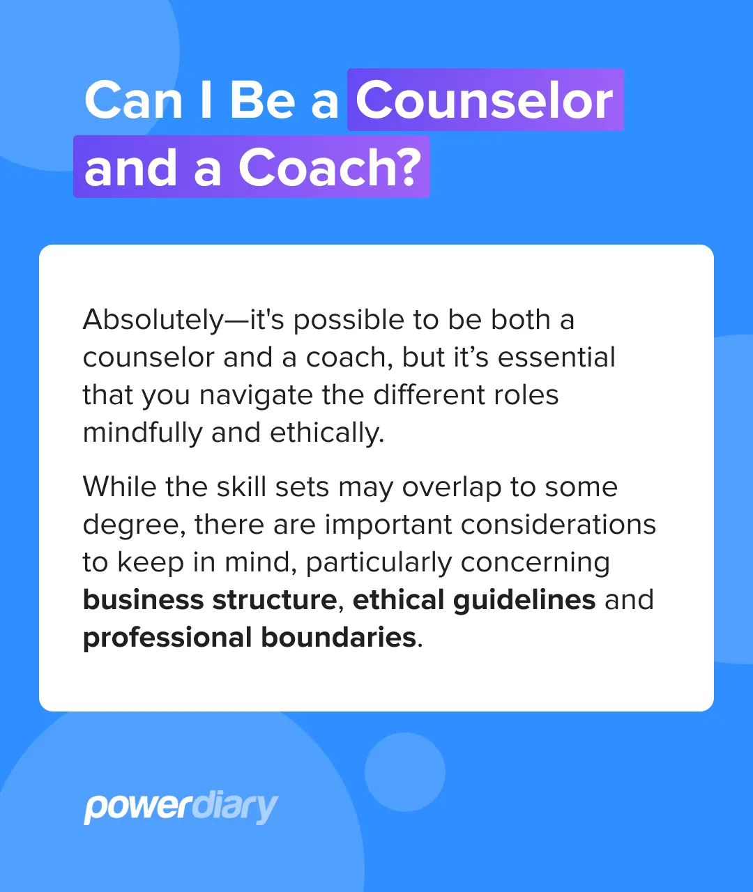 Can I Be Counselor And Coach