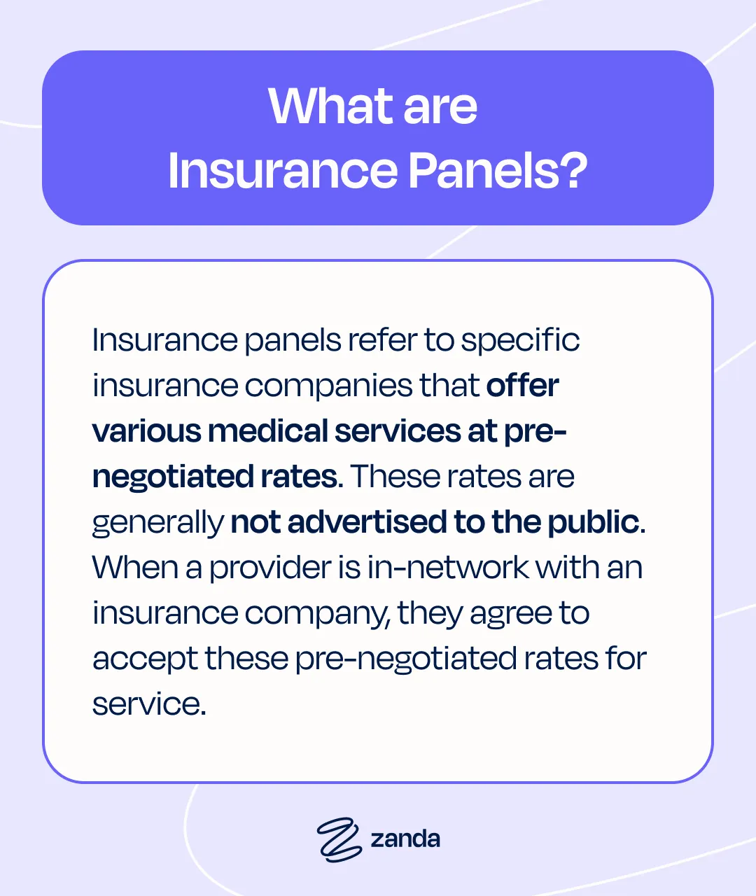 What are insurance panels