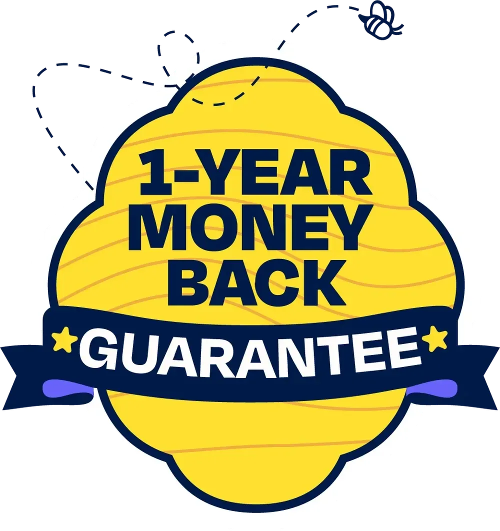 1-year money-back guarantee