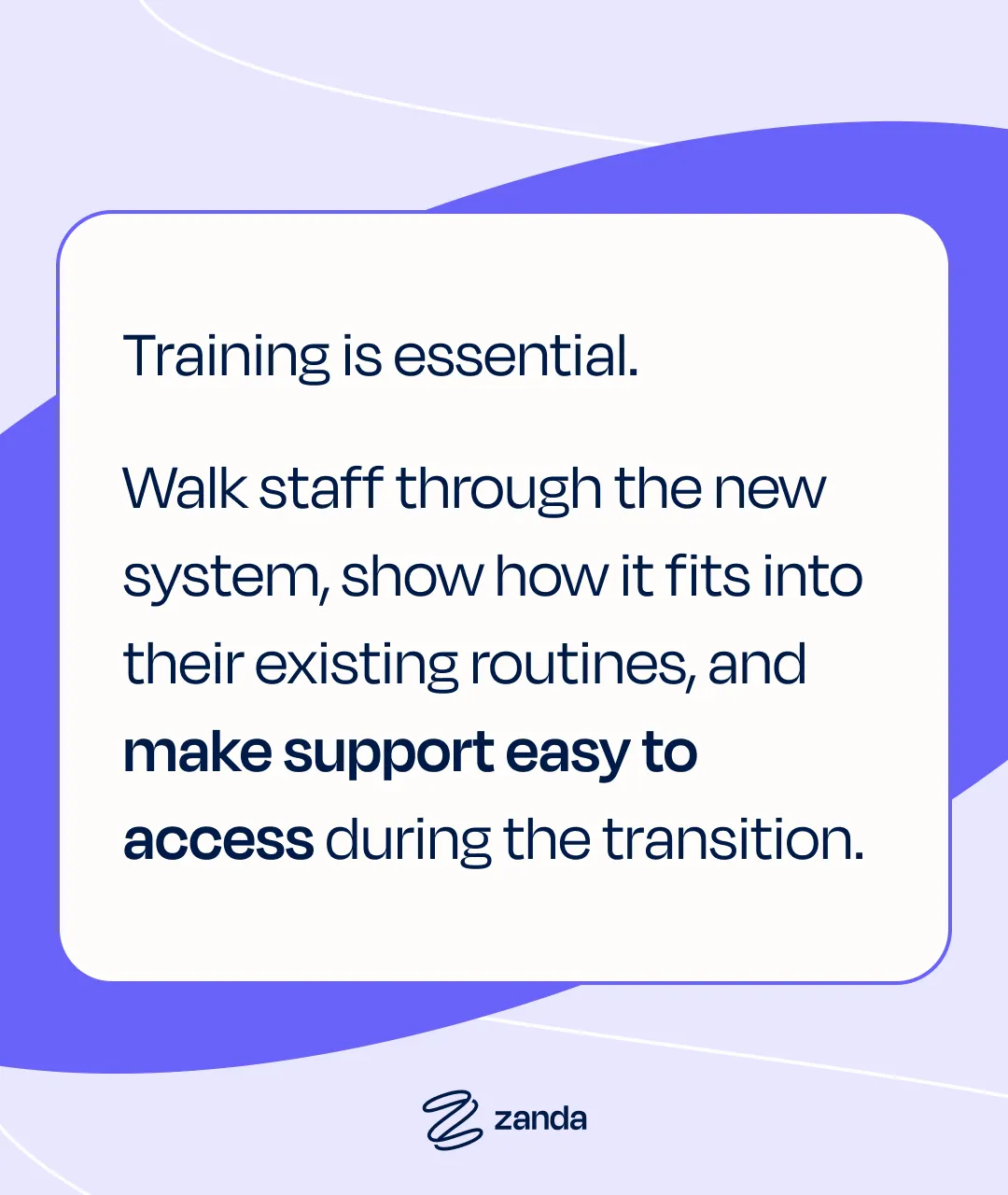 Staff training on paperless practice management