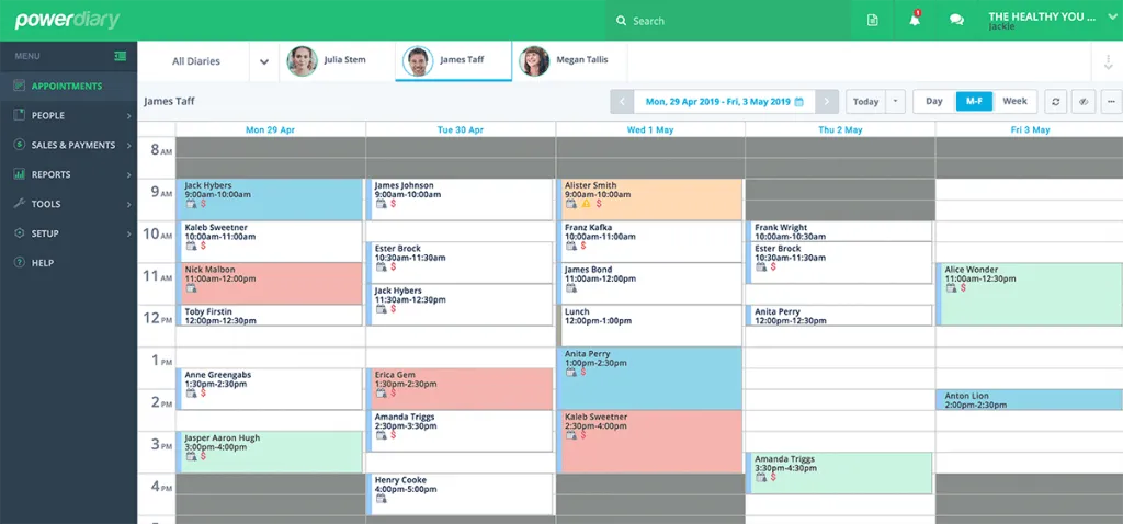App Colour Change - old view