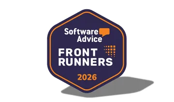 Software Advice Front Runners 2026 badge
