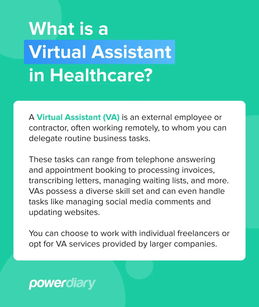 Virtual Assistant In Healthcare