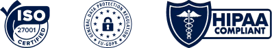 ISO 27001, AICPA SOC2, HIPAA Compliant