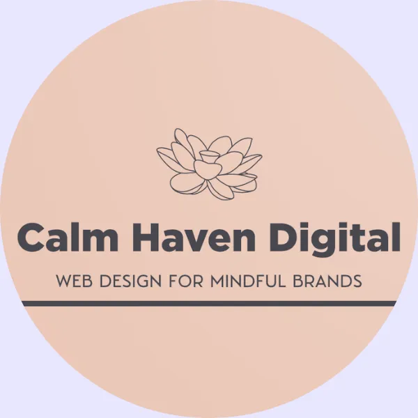 Calm Haven Digital logo in circle