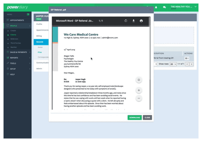 Power Diary Updates – preview client files & invoices, new diary view toolbar, and more