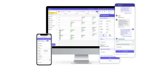 Zanda's new user interface in-app and within a mobile device.