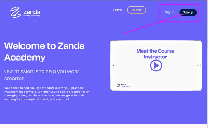 ZA Sign Up